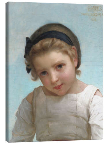 Canvas print Portrait of a Young Girl