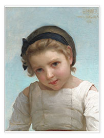 Tavla  Portrait of a Young Girl - Émile Munier