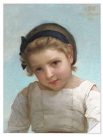 Naklejka na ścianę Portrait of a Young Girl