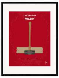 Plakat artystyczny premium w ramie Misery