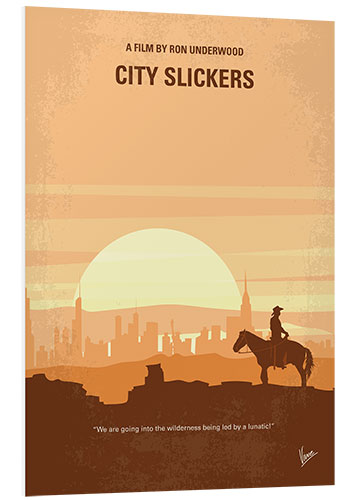 Stampa su PVC City Slickers (Scappo dalla città - La vita, l'amore e le vacche)