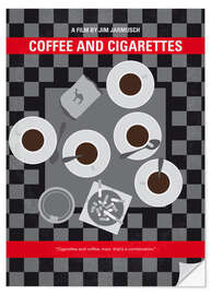 Naklejka na ścianę Coffee And Cigarettes