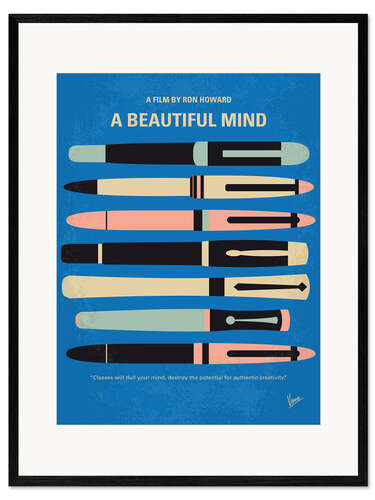 Kunsttryk i ramme A Beautiful Mind