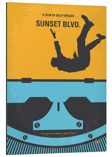 Aluminium print Sunset Blvd.