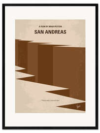 Impresión de arte enmarcada San Andreas