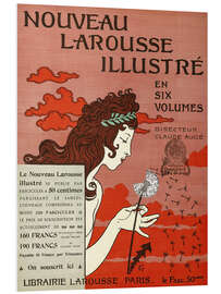 Foam board print Nouveau Larousse Illustre (French)