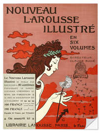 Selvklebende plakat Nouveau Larousse Illustre (French)