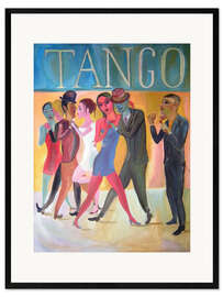 Gerahmter Kunstdruck tango 2