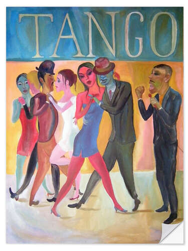 Naklejka na ścianę tango 2