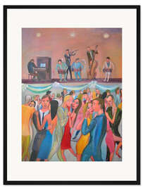 Gerahmter Kunstdruck Tangoparty