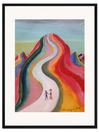 Gerahmter Kunstdruck el paseo 3