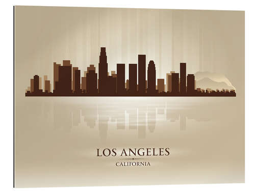 Stampa su plexi-alluminio Los Angeles beige