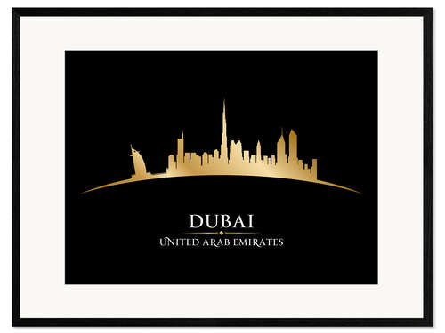 Framed art print Dubai