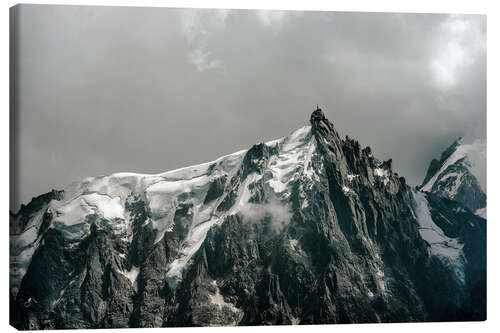 Leinwandbild Gipfel Aiguille du Midi in Chamonix