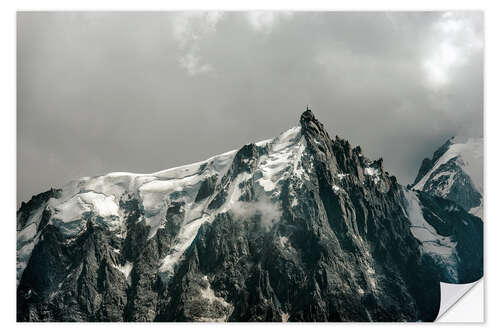 Wall sticker Aiguille du Midi summit in Chamonix