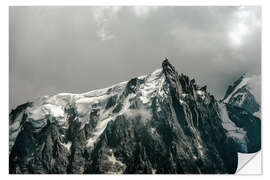 Vinilo para la pared Aiguille du Midi summit in Chamonix