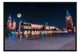 Gerahmter Kunstdruck Weltberühmter Krakauer Hauptplatz