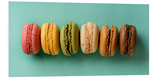 PVC print Sweet Colourful Macarons