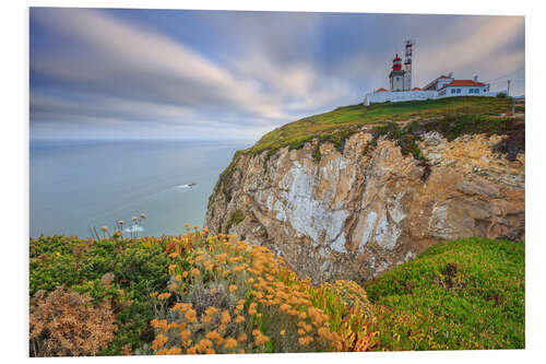 Foam board print Sunset on Cabo da Roca Sintra Portugal