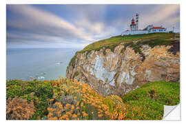 Wandsticker Sonnenuntergang auf Cabo da Roca Sintra Portugal