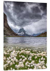 Cuadro de PVC Storm clouds Matterhorn Switzerland