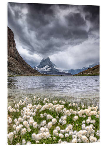 Gallery Print Sturmwolken Matterhorn Schweiz