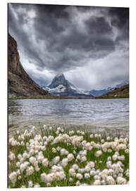 Magnettafel Sturmwolken Matterhorn Schweiz
