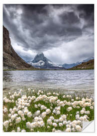 Sisustustarra Storm clouds Matterhorn Switzerland