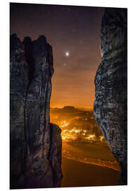 Hartschaumbild Bastei &amp; Lilienstein