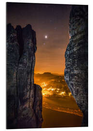 Tableau en plexi-alu Bastei et Lilienstein