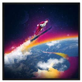 Gerahmter Kunstdruck One Giant Leap