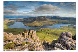 Quadro em acrílico View from Stac Pollaidh in Scotland