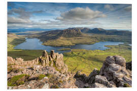 Foam board print View from Stac Pollaidh in Scotland