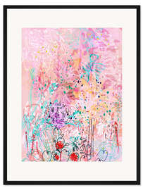 Gerahmter Kunstdruck Light abstract