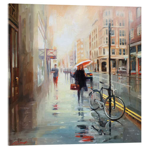 Acrylic print Storm clearing