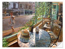 Muursticker Greenwich Cafe
