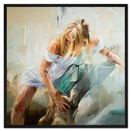 Gerahmter Kunstdruck Ein Wille und ein Weg