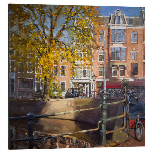 Galleriprint Canal with bicycles