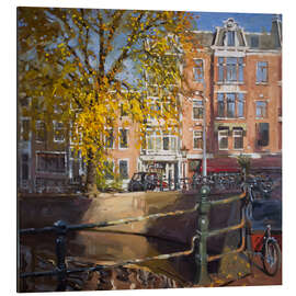 Magnettafel Gracht mit Fahrrädern