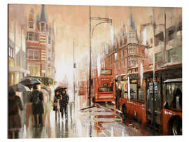 Magnettafel Oxford Street im Regen