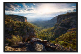 Gerahmter Kunstdruck Blue Mountains, Australien