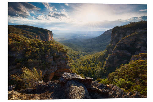 Print på skumplade Blue Mountains, Australia