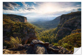 Självhäftande poster Blue Mountains, Australia