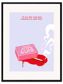 Framed art print Fight Club