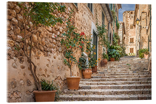 Acrylic print Fornalutx - Most beautiful village in Majorca