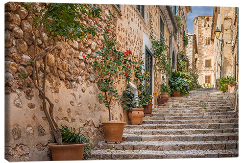 Canvas-taulu Fornalutx - Most beautiful village in Majorca