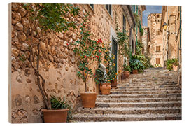 Print på træ Fornalutx - Most beautiful village in Majorca