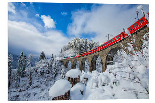 Bilde på skumplate Bernina Express Train, Switzerland