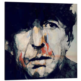 Cuadro de aluminio Leonard Cohen