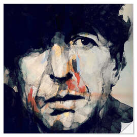 Wall sticker Leonard Cohen